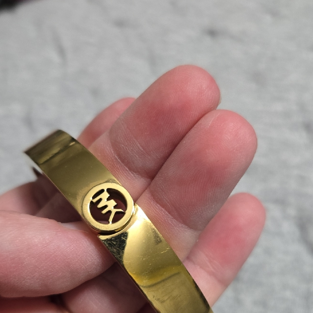 Michael Kors Gold Logo Bracelet